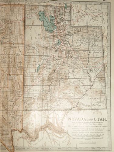Map of Nevada and Utah, 1903. (3)