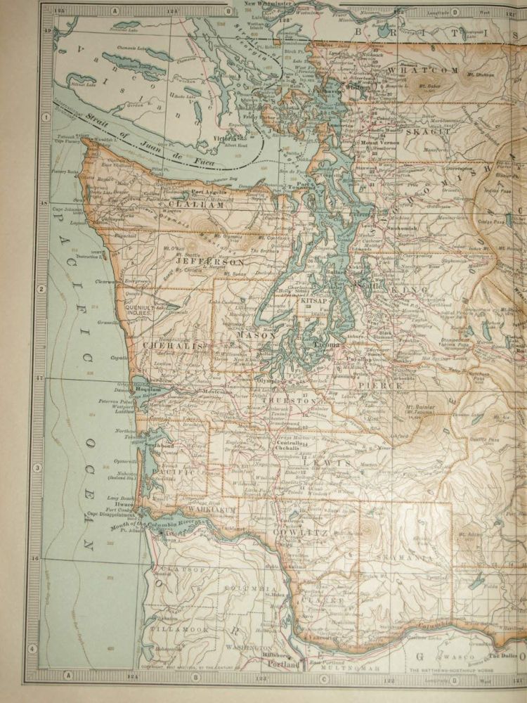 Map of Washington, 1903.