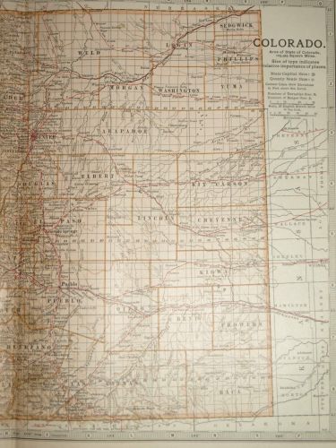 Map of Colorado, 1903. (3)