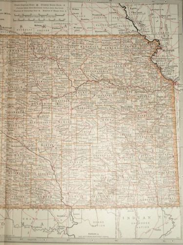 Map of Kansas, 1903. (3)
