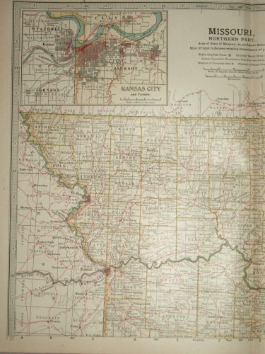 Map of Missouri, Northern Part, 1903. (2)