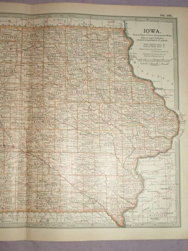 Map of Iowa, 1903. (3)