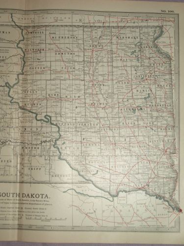 Map of South Dakota, 1903. (3)