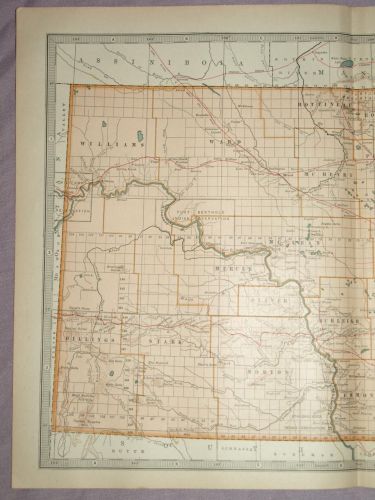Map of North Dakota, 1903. (2)