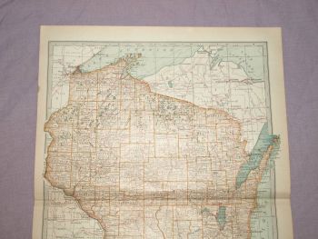 Map of Wisconsin, 1903. (2)