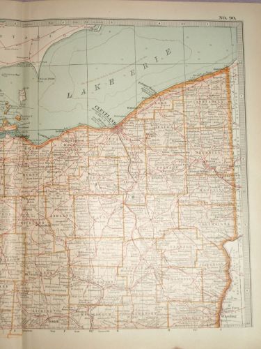 Map of Ohio, Northern Part, 1903. (3)