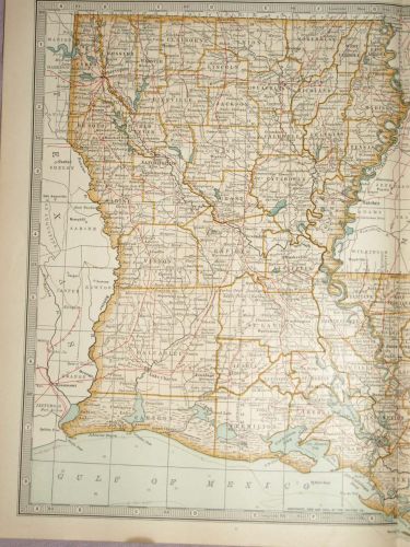 Map of Louisiana, 1903. (2)
