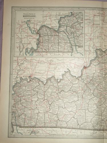 Map of Kentucky, 1903. (2)