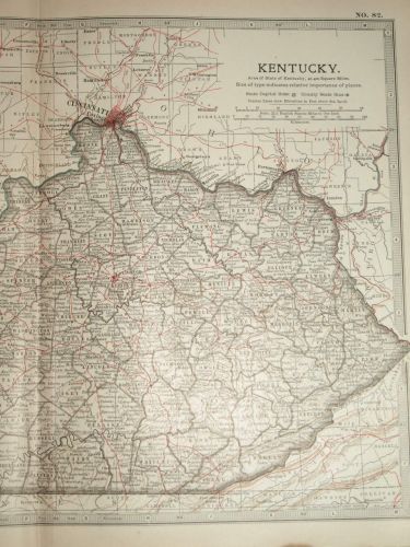 Map of Kentucky, 1903. (3)