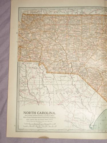 Map of North Carolina, 1903. (2)
