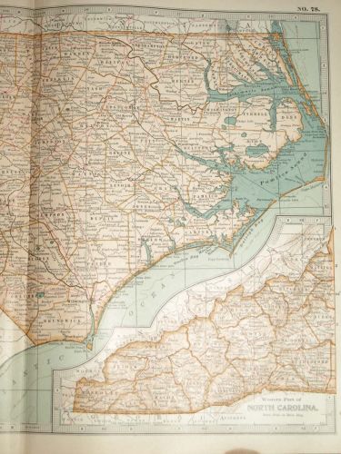 Map of North Carolina, 1903. (3)