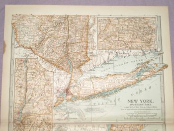 Map of New York, Southern Part, 1903. (2)