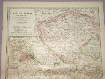 Map of Austria Hungary, Western Part, 1903. (2)