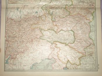 Map of Austria Hungary, Western Part, 1903. (3)