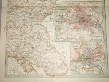 Map of German Empire, Eastern Part, 1903. (3)