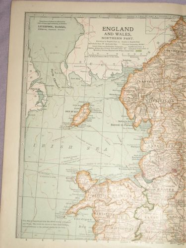 Map of England &amp; Wales, Northern Part, 1903. (2)