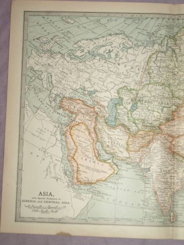 Map of Asia, 1903. (2)
