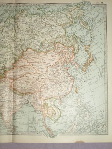 Map of Asia, 1903. (3)