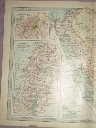 Map of Arabia, Oman and Aden, 1903. (2)