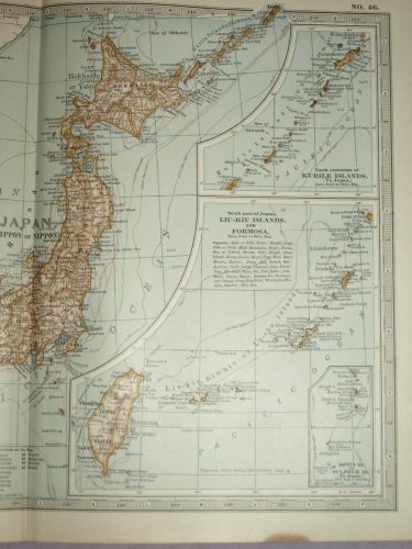Map of Japan and Korea, 1903. (3)