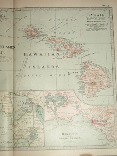 Map of Philippine Islands and Hawaii, 1903. (3)