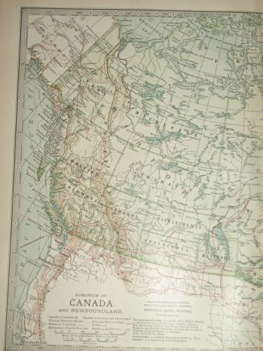 Map of Canada and Newfoundland, 1903. (2)