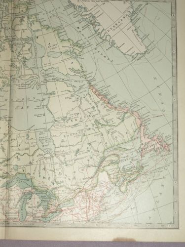 Map of Canada and Newfoundland, 1903. (3)