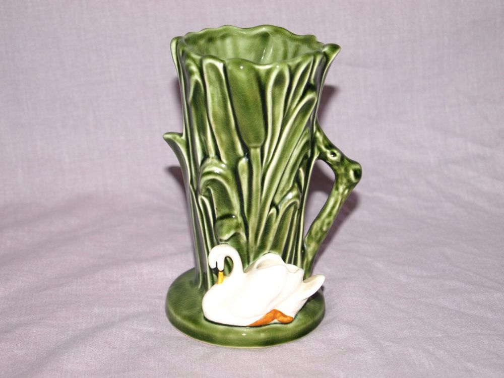 Sylvac Pottery Swan Vase, 4377.