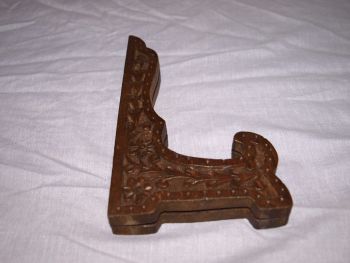 Carved Wooden Plate, Picture Display Stand. (5)