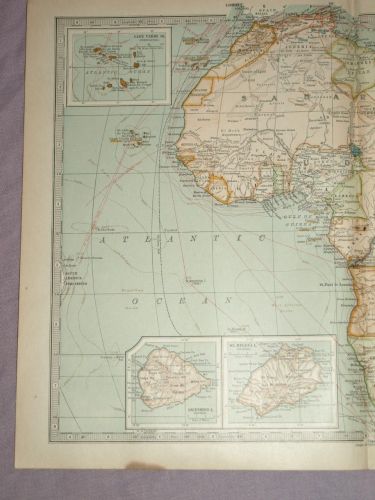 Map of Africa, 1903. (2)