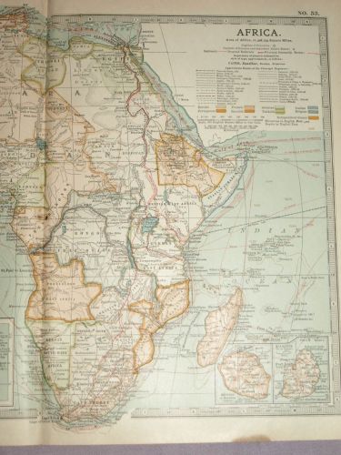 Map of Africa, 1903. (3)
