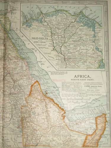 Map of Africa, North East Part, 1903. (3)