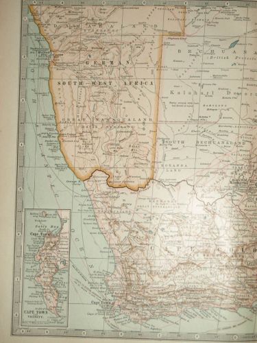 Map of Africa, Southern Part, 1903. (2)