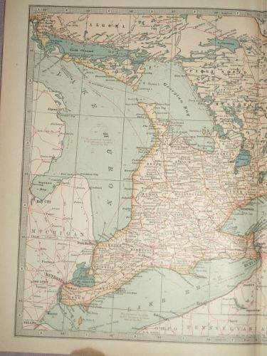 Map of Ontario, 1903. (2)