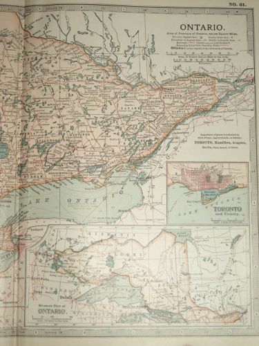 Map of Ontario, 1903. (3)