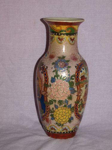 Japanese Satsuma Vase. (2)