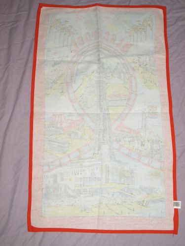 Vintage Blackpool Souvenir Tea Towel. (5)