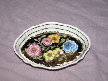 Wedgwood China Susie Cooper Design Floral Lustre Trinket Dish. (2)