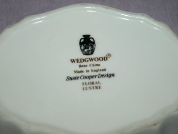 Wedgwood China Susie Cooper Design Floral Lustre Trinket Dish. (4)