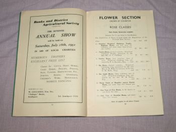 The Fifty Eighth Annual Formby Show Guide Book, 1951. (5)