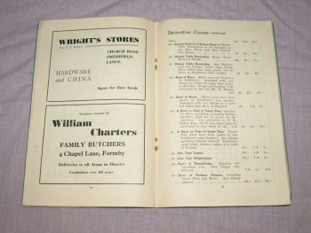 The Fifty Eighth Annual Formby Show Guide Book, 1951. (6)