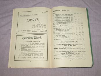 The Fifty Eighth Annual Formby Show Guide Book, 1951. (7)