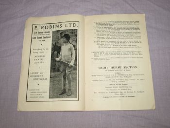 Coronation Agricultural Show, Southport Guide Book, 1953. (4)