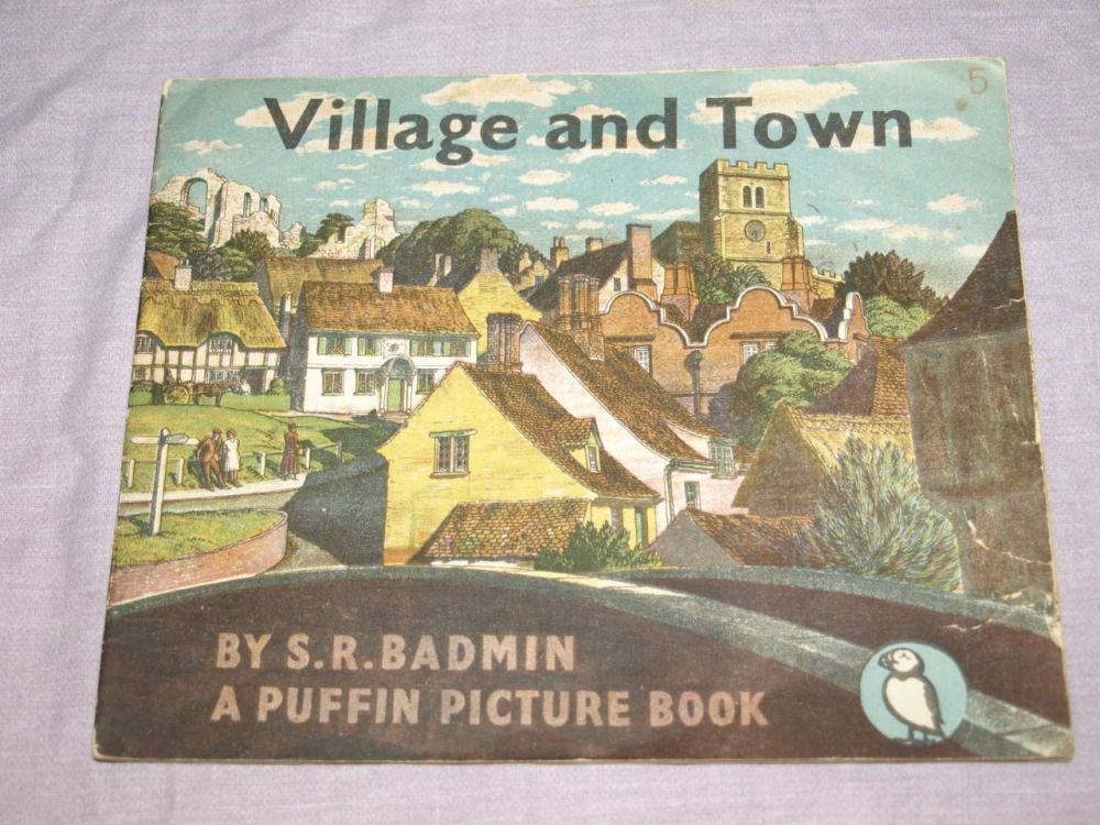 Village and Town by S.R.Badmin a Puffin Picture Book.
