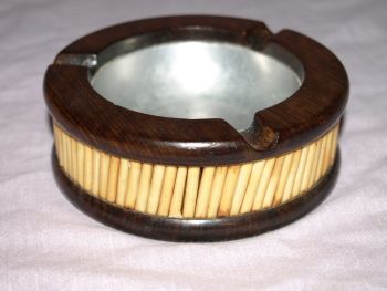 Porcupine Quill and Hardwood Ashtray #1 (3)