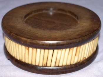 Porcupine Quill and Hardwood Ashtray #1 (4)