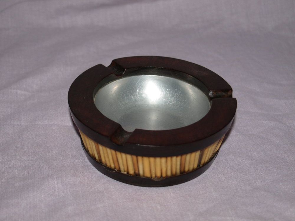 Porcupine Quill and Hardwood Ashtray #2