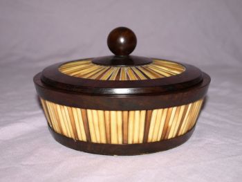 Porcupine Quill and Hardwood Lidded Bowl (4)
