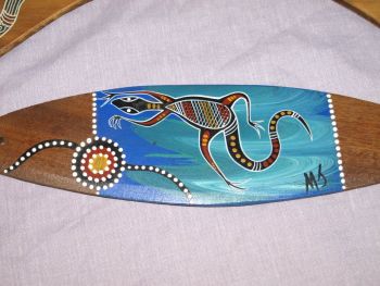 Australian Souvenir Boomerang and Bullroarer. (2)