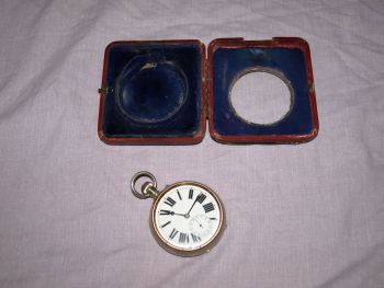 Goliath Pocket Watch and Silver Front Stand for Repair. (5)